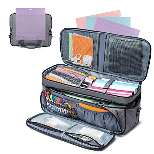 LZXYBIN Cricut Carrying Case with Dust Cover and Storage Tote