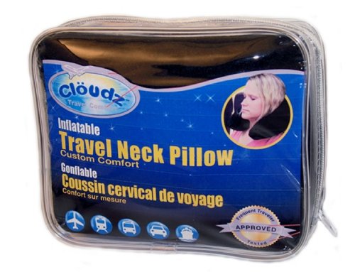 Cloudz Inflatable Neck Pillow & Travel Case