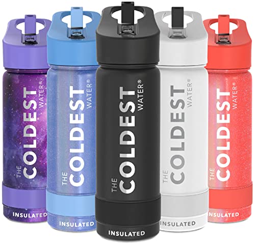 Coldest Sports Water Bottle - Stealth Black 18 oz