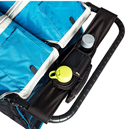 Double Stroller Organizer with Cup Holders
