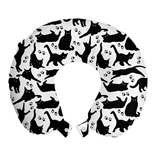 Ambesonne Cat Travel Pillow