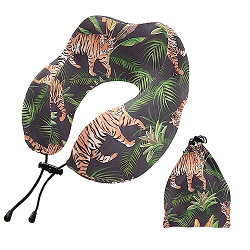 KOPIRIT Jungle Tigers Travel Pillow