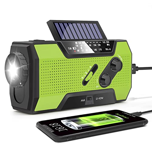 Emergency Crank Weather Radio with SOS Alarm