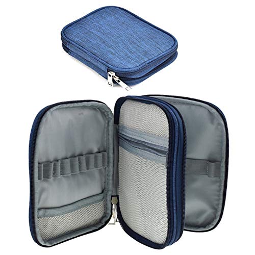 Katech Crochet Hooks Case - Portable Travel Crochet Storage Bag