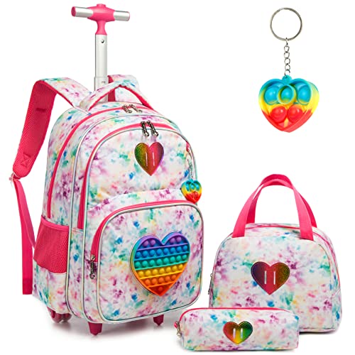 Meetbelify Rolling Backpack for Girls Meetbelify Rolling Backpack for Girls