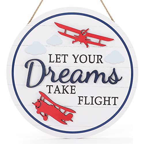 TOARTi 3D Airplane Wooden Wall Hanging