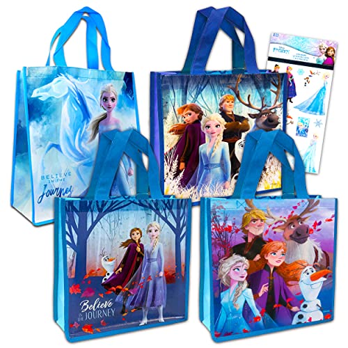 Disney Frozen 4 Reusable Tote Bags Bundle
