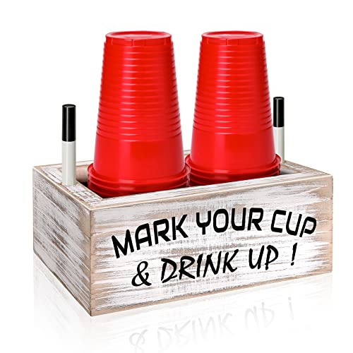 Double Solo Cup Holder - White