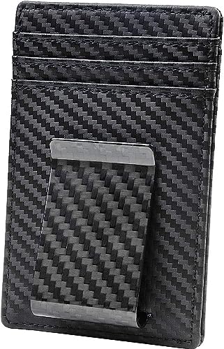 Carbon Fiber Money Clip Wallet for Men