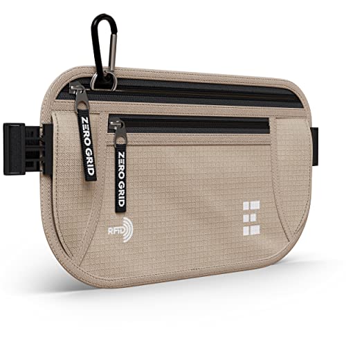 Secure Travel Money Belt with RFID Blocking