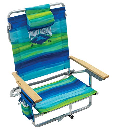 Tommy Bahama Lay Flat Folding Backpack Beach Chair