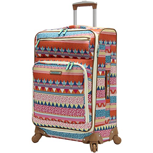 Lily Bloom 24in Expandable Design Pattern Luggage