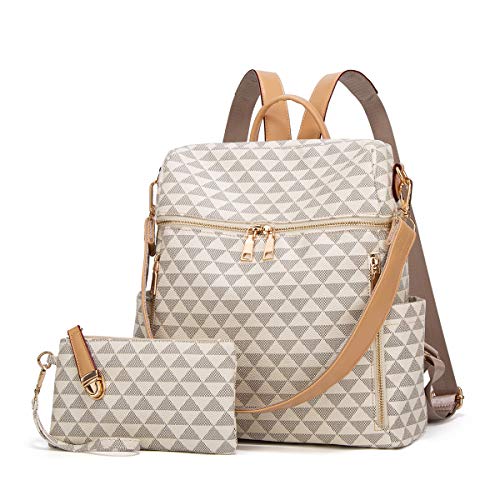 Makes Women's Backpack Purse with Convertible Design