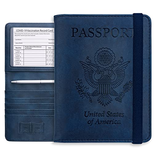 WALNEW Passport Holder Combo Travel Wallet