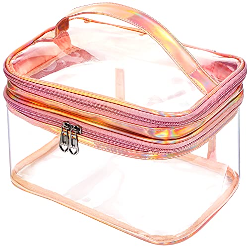 Portable Clear Makeup Bag Toiletry Organizer