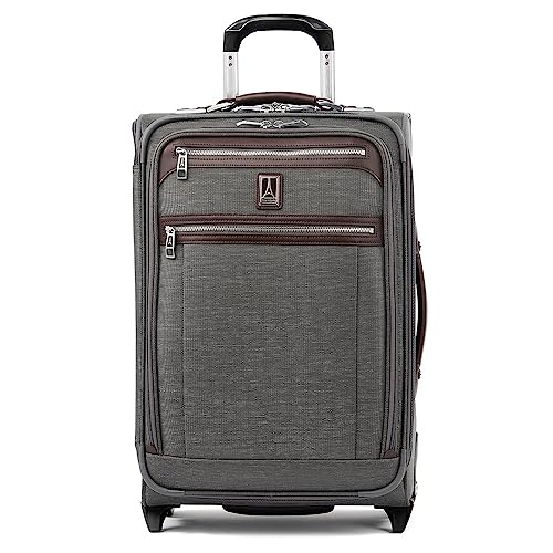 Travelpro Softside Expandable Carry on Luggage, Vintage Grey, 22-Inch