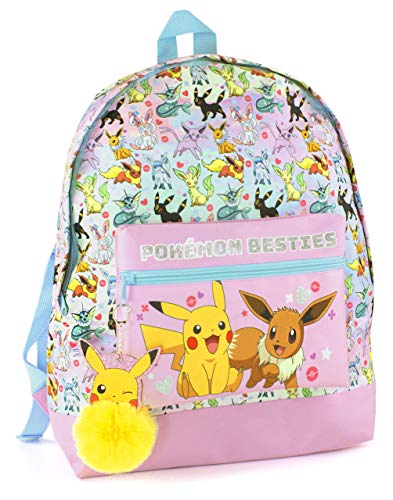 Pokemon Besties Pink Glitter Backpack