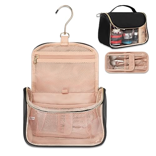 Clear Travel Makeup Bag with Hanging Hook