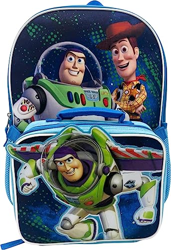 Fast Forward Kid's 16" Backpack With Lunch Box Combo Set (Toy Story)