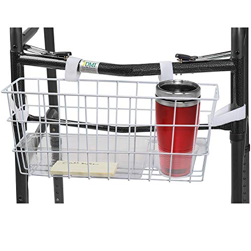 HealthSmart Walker Storage Basket with Cup Holder