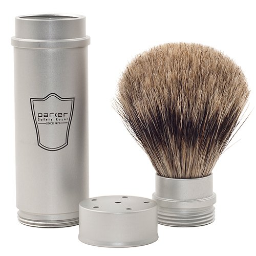 Compact Travel Shaving Brush - Parker Safety Razor