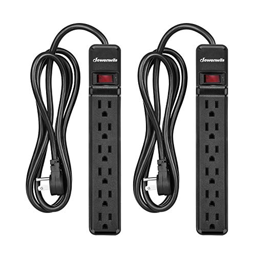 DEWENWILS 6-Outlet Power Strip Surge Protector