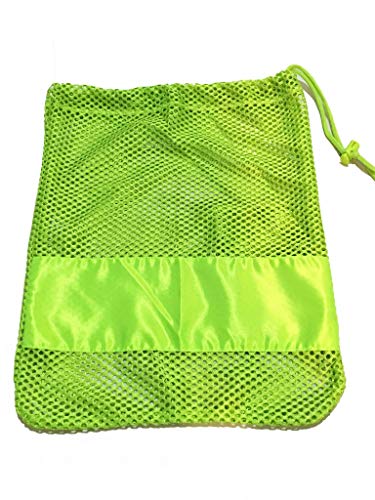 Neon Lime Mesh Pointe Shoe Bag