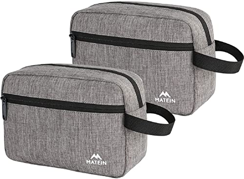 Waterproof Dopp Kit Toiletry Bag for Men (2 Packs)