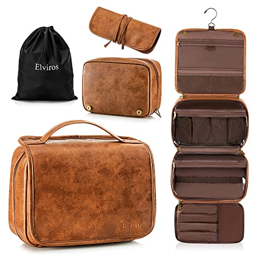 Elviros 3 in 1 Travel Toiletry Bag