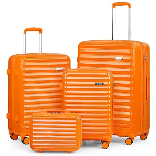 Coolife Luggage Suitcase 4 Piece Set