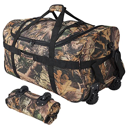 REDCAMP Foldable Duffle Bag with Wheels