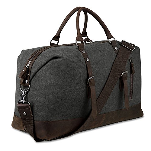 BLUBOON Canvas Overnight Bag