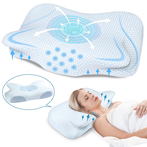DONAMA Cervical Pillow Neck Pillow for Pain Relief Sleeping