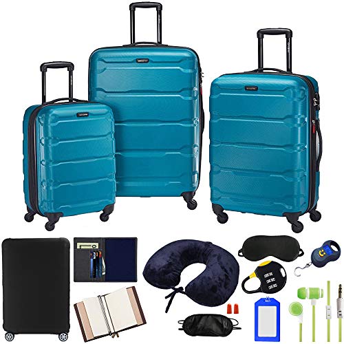 Samsonite Omni Hardside Luggage Nested Spinner Set - Caribbean Blue
