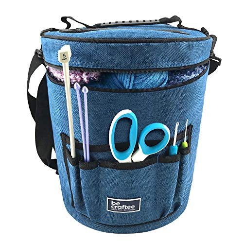 BeCraftee XL Crochet Bag - Portable Yarn Storage