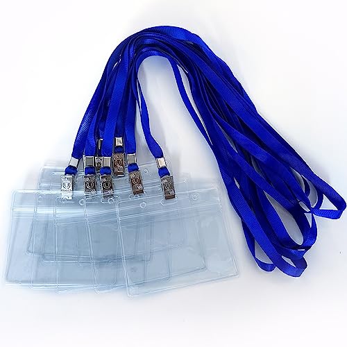 50pack Name Tags Badge Holder with Lanyard