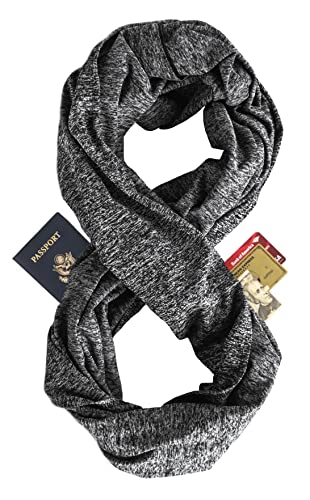 Zero Grid Infinite Travel Scarf with Hidden Pockets