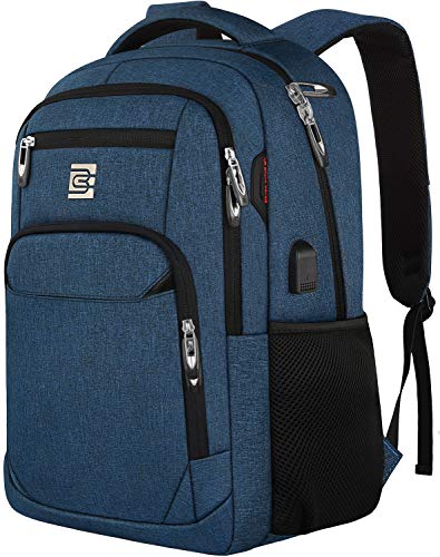 Slim Laptop Backpack with USB Charging Port