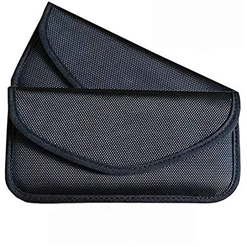 Faraday Bag (2 Pack): RFID Signal Blocking Pouch Wallet Case