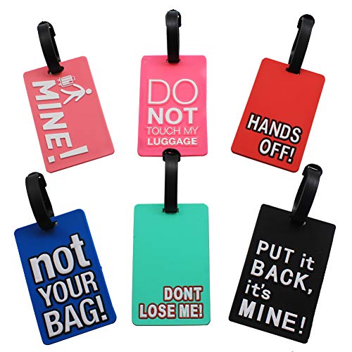 Colorful Luggage Tags Set for Easy Baggage Identification