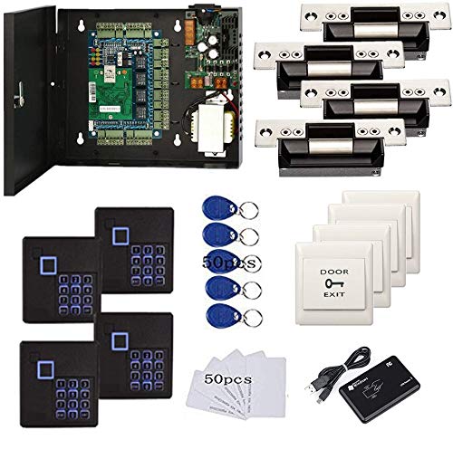 4 Doors Access Control System with Electric Strike 4 Doors Access Control System with Electric Strike