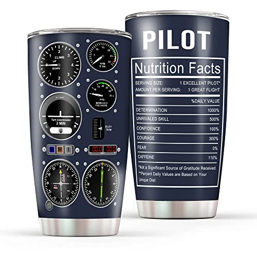 Aviation Gifts Tumbler - Perfect for Pilots