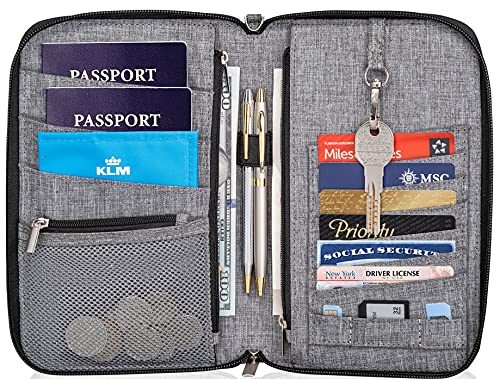Valante Premium Family Travel Document Organizer