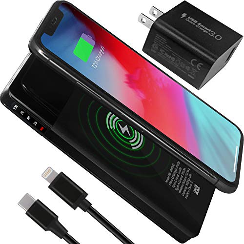 Qi wireless power bank fast charging