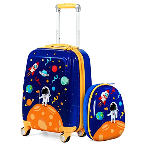 HONEY JOY Kids Carry On Luggage Set