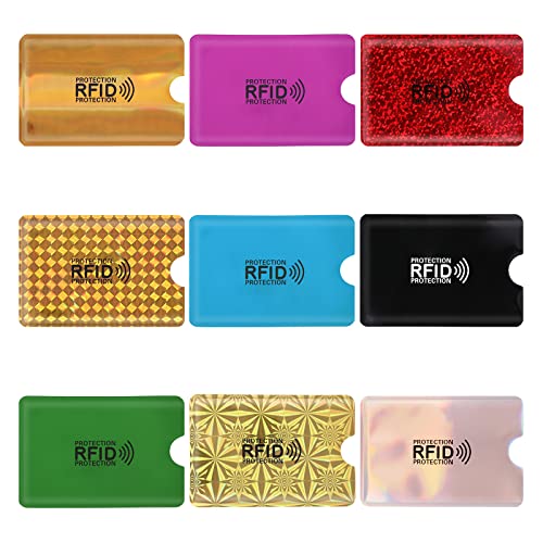 Cobee Colorful RFID Blocking Credit Card Sleeves