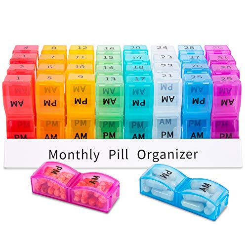 Monthly Pill Organizer - Convenient and Easy-to-Use