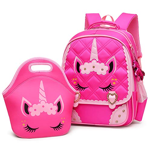 Moonmo Unicorn Backpack Set