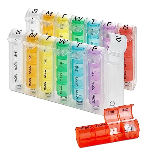 Convenient Weekly Pill Organizer for Travel & Purse