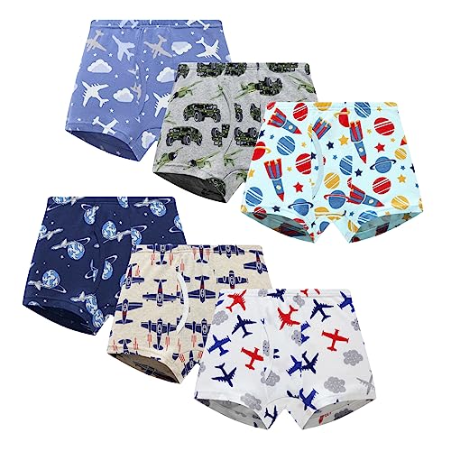 Winging Day Boys' Airplanes Boxer Brief Underwear